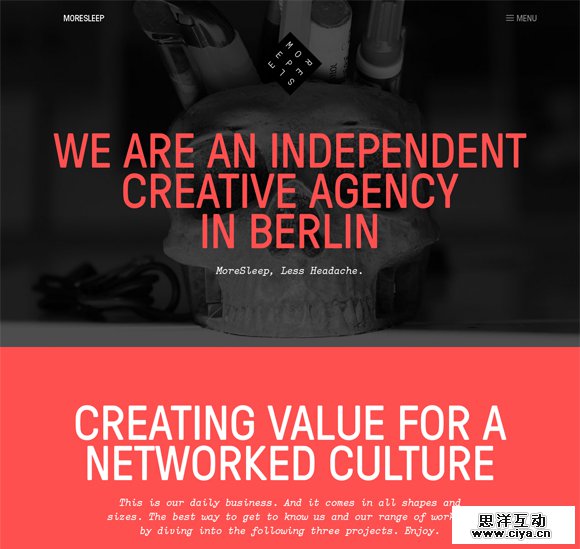 个性分明！25个狂拽帅酷设计工作室网站赏析