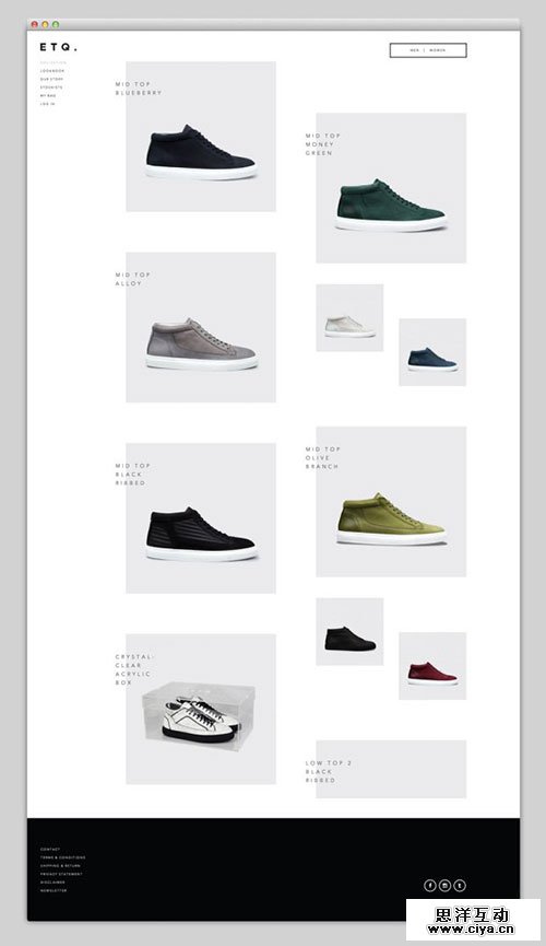 极简也疯狂！一组心间一亮的极简风格网站欣赏