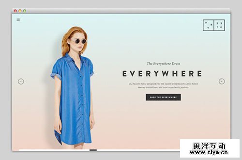 极简也疯狂！一组心间一亮的极简风格网站欣赏