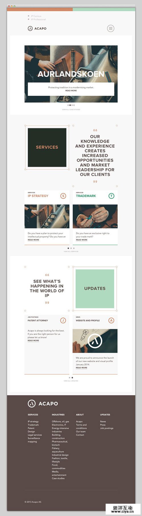 极简也疯狂！一组心间一亮的极简风格网站欣赏