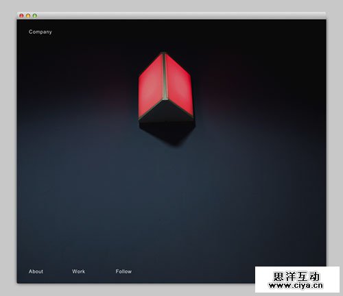 极简也疯狂！一组心间一亮的极简风格网站欣赏