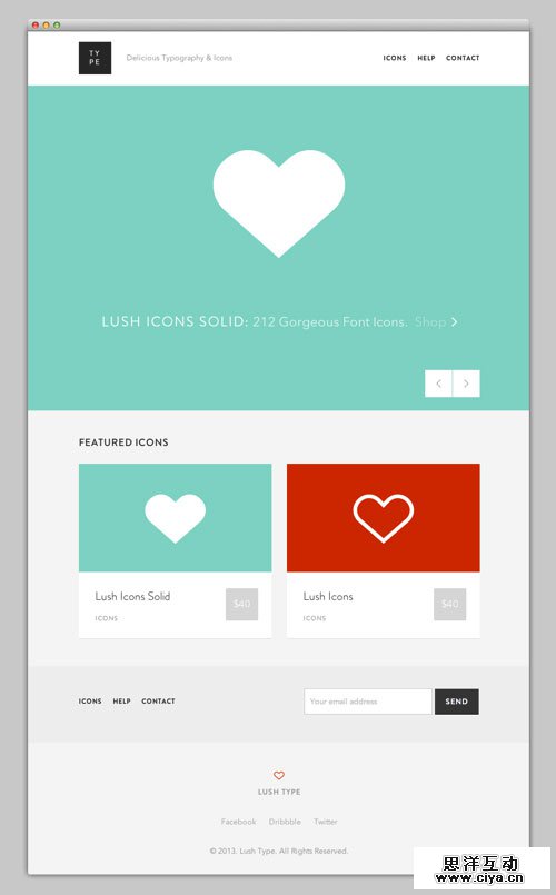 极简也疯狂！一组心间一亮的极简风格网站欣赏