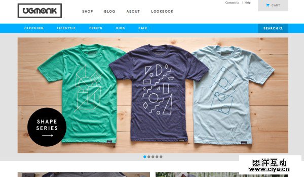 帅Tee来袭！一组另类的t-shirt购物网站欣赏