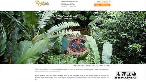 Nayara-Hotel-Spa-Gardens 酒店网站 网页设计