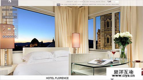 Brunnelleschi-Hotel-Florence 酒店网站 网页设计
