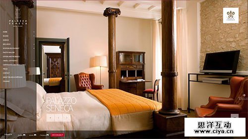 Palazzo-Seneca 酒店网站 网页设计