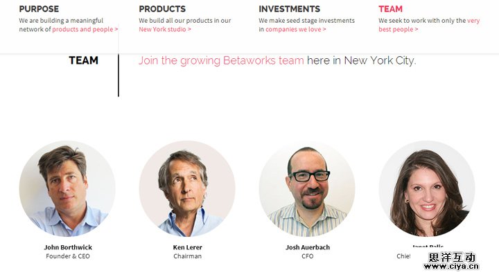betaworks creative design studio website team