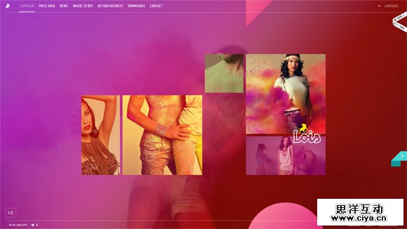 超赞！20个矩形元素为特色的创意网站欣赏