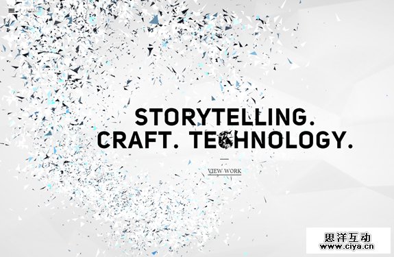 学霸级炫酷！一组技术流 + 创意流的网站欣赏