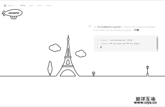 学霸级炫酷！一组技术流 + 创意流的网站欣赏
