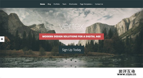 这就是甲方说的大气！25个大气的大山元素网站欣赏