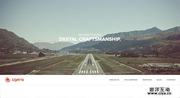 这就是甲方说的大气！25个大气的大山元素网站欣赏