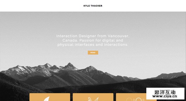 这就是甲方说的大气！25个大气的大山元素网站欣赏