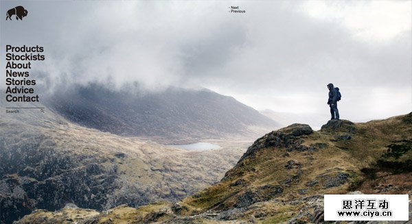 这就是甲方说的大气！25个大气的大山元素网站欣赏