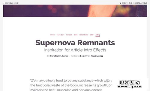 全新的阅读体验！7个创意惊人的文本展示效果