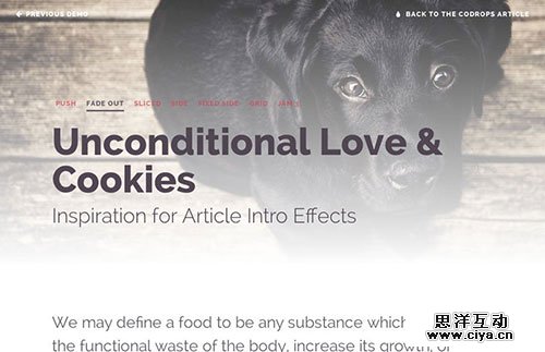 全新的阅读体验！7个创意惊人的文本展示效果