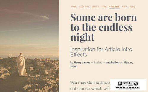 全新的阅读体验！7个创意惊人的文本展示效果