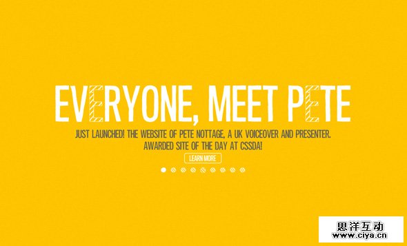  个站中的「X」战警！30个奔放的自由设计师个人网站欣赏