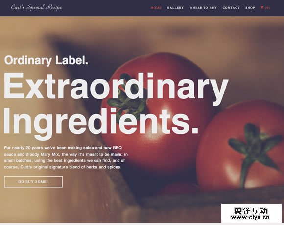 food04 舌尖上的网页设计——10个超美味的餐饮类网站