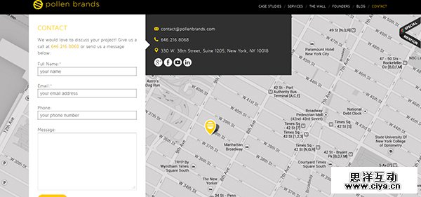 请联系我！25个创意风趣的网站联系人页面