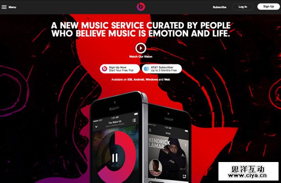 Inspiration Webdesign Mars 2014