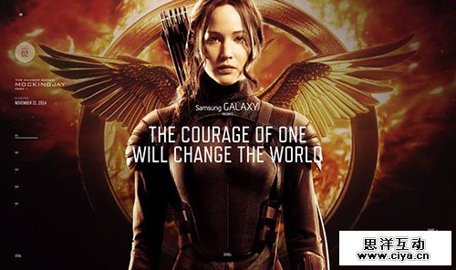 The Hunger Games Exclusive 网页设计欣赏