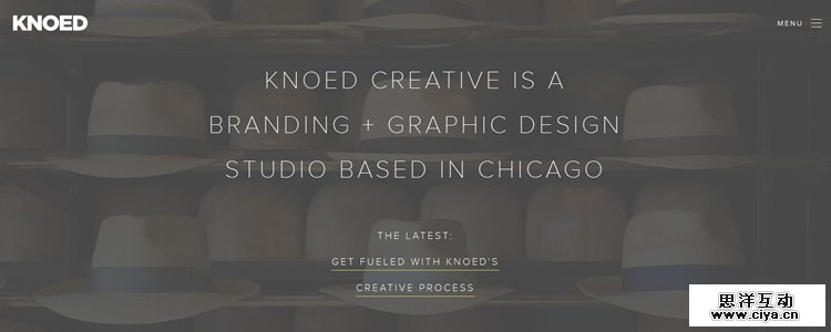 Knoed Creative Three-Line Fixed Top Navigation Button