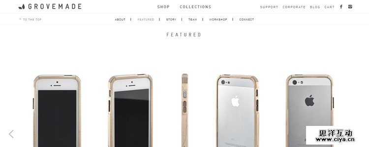Grovemade Fixed Top Navigation