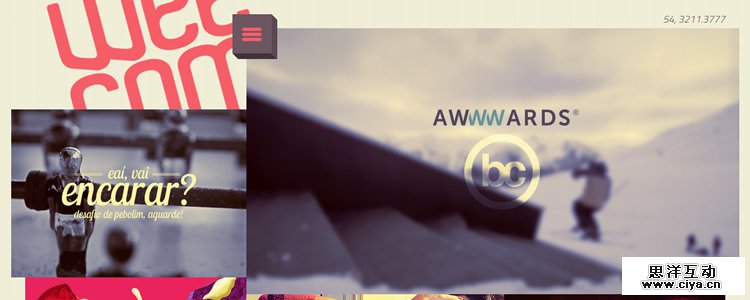 Weecom Animated fixed Navigation