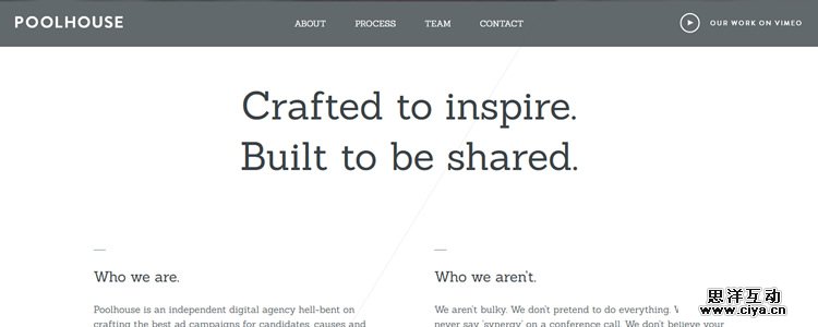 Poolhouse Fixed Top Navigation