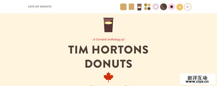 A Curated Anthology of Donuts Fixed Top Navigation