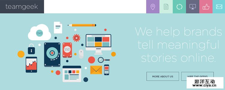 teamgeek Fixed Side Navigation