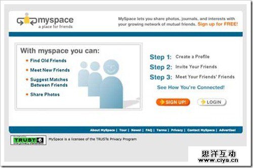 各大互联网公司最早的登入界面是怎样的