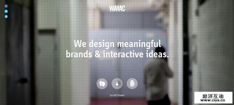 WAAAC animated css parallax scrolling