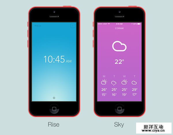 Colour in apps