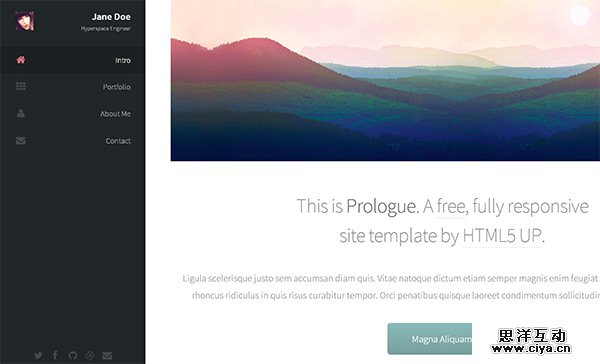 Prologue in 23 Free HTML Templates