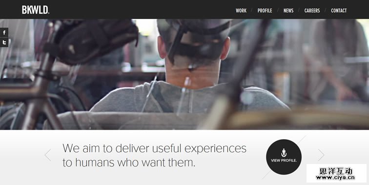 BKWLD homepage clean modern responsive web inspiration