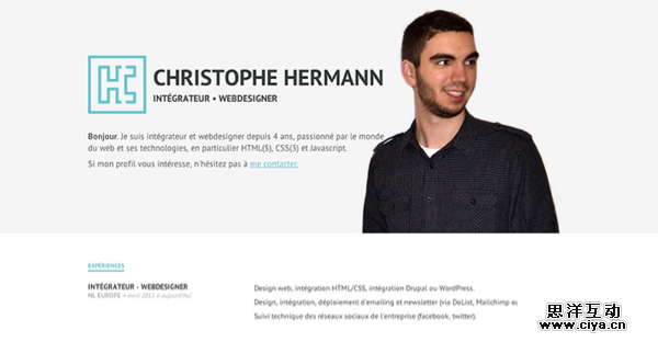 Flat resume design 9