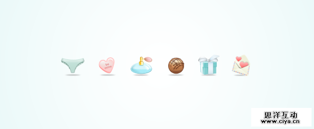 Valentine's Day Icon Set by Lea Botwinick in 16 Valentine's Day Design Freebies