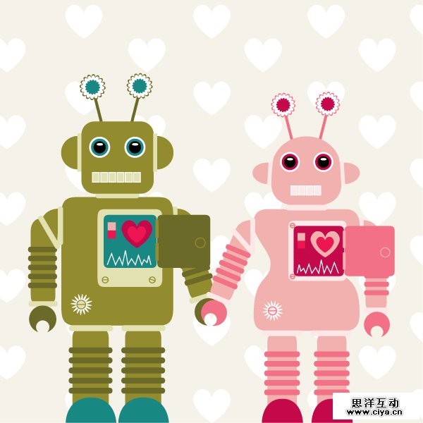 Vector Valentines by Charlotte Day in St. Valentine's Day: Inspiration Showcase