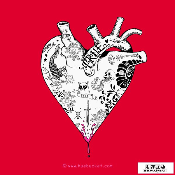 The Heart Series by huebucket in St. Valentine's Day: Inspiration Showcase