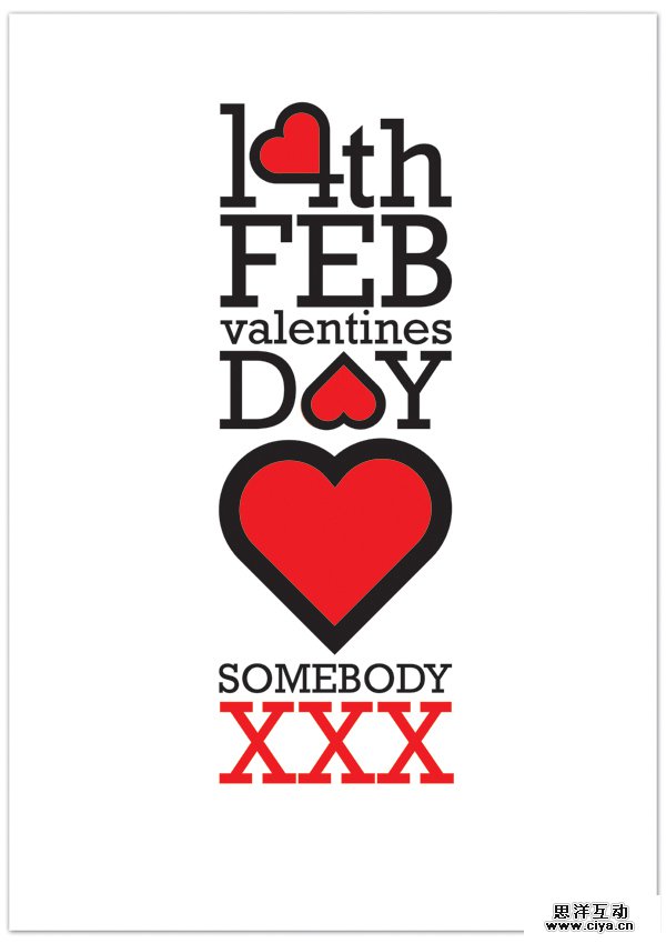 Valentine Poster by Hektor Ruiez in St. Valentine's Day: Inspiration Showcase