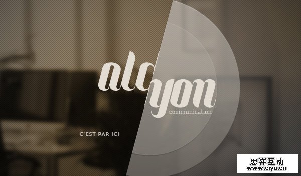 Alcyon Communication in Collection of 50 Modern Websites in Dark Style