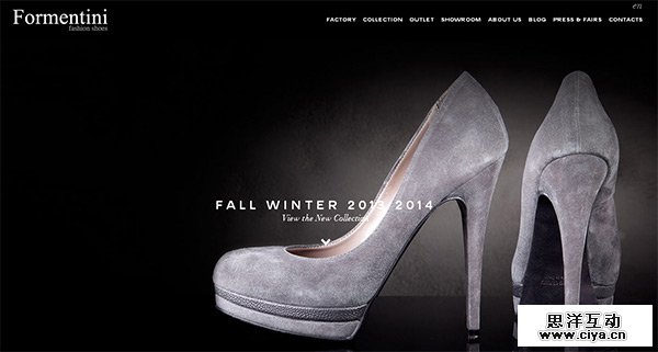 Formentini Srl in Collection of 50 Modern Websites in Dark Style