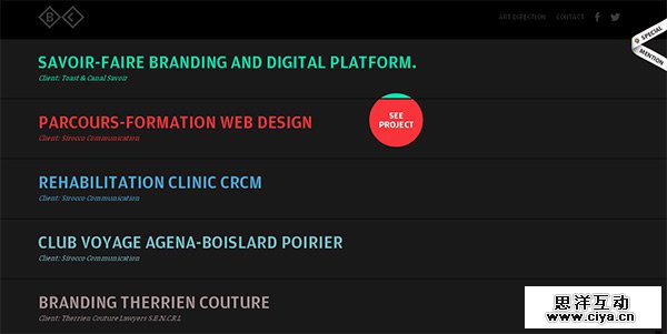 jmbrais in Collection of 50 Modern Websites in Dark Style