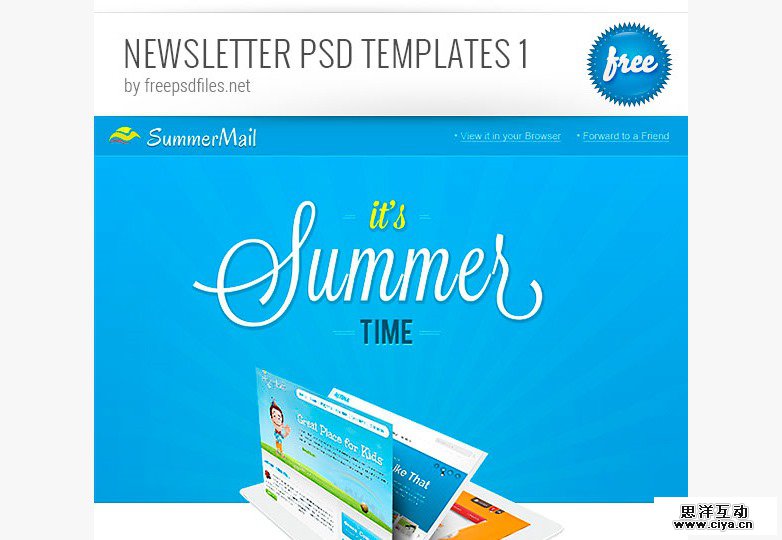 Newsletter PSD templates