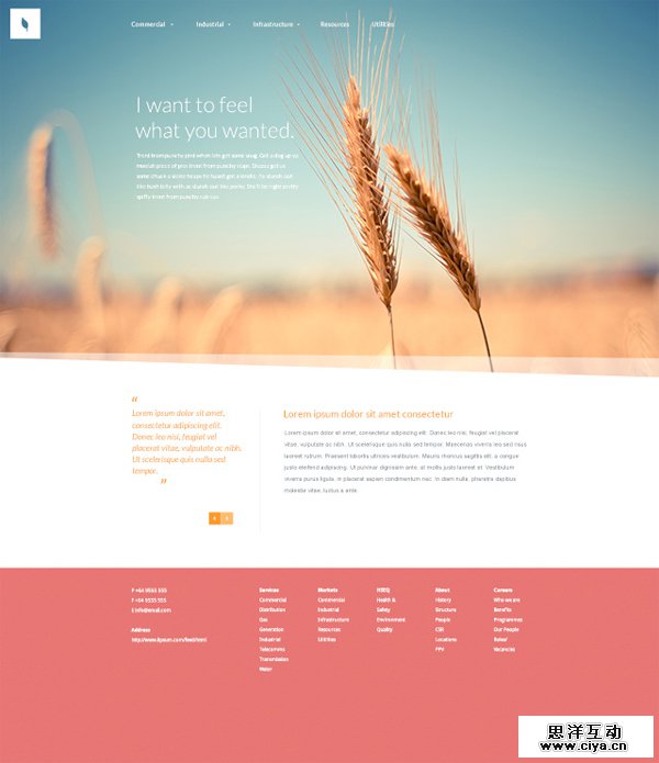 20款免费的高质量网站模板