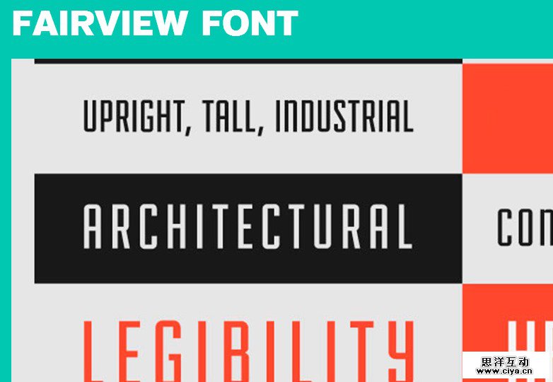 Fairview font