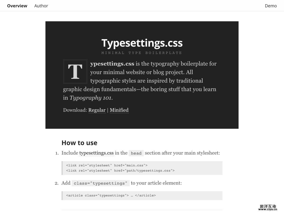 typesettings