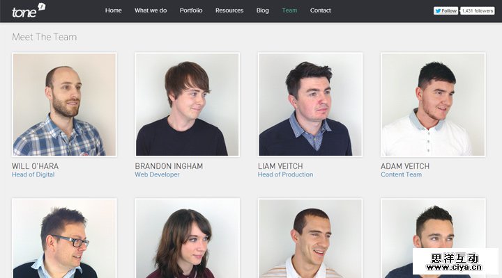 united kingdom tone agency design website team